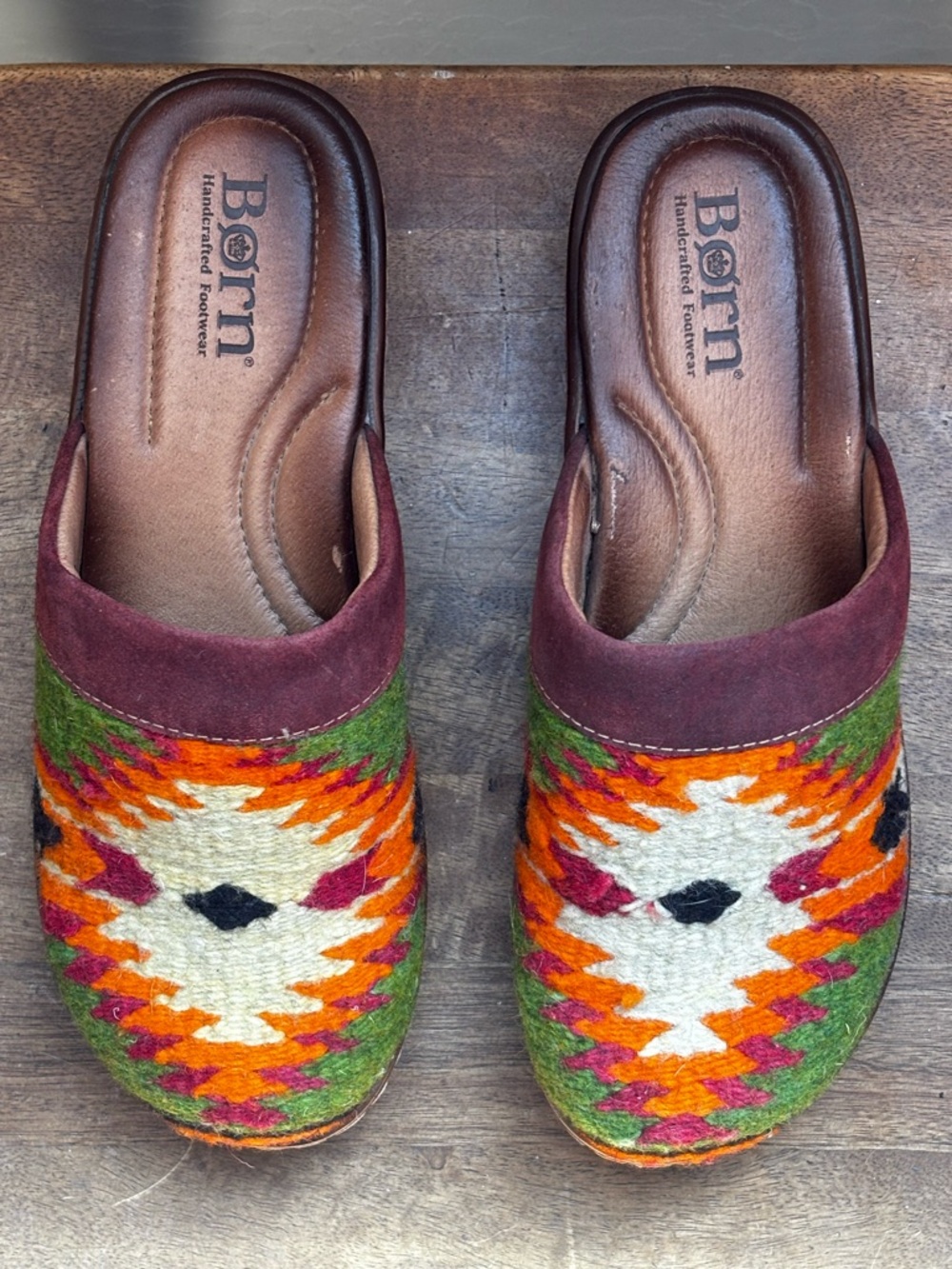 Born Women’s Multicolor Patterned Slip-On Clogs - Picture 3 of 7